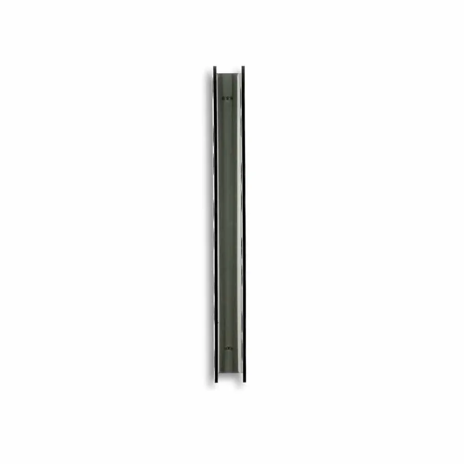 Porta bottiglie da muro fumé Baby small L6xH60xP11cm, design moderno Viadurini