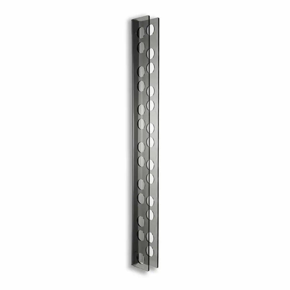 Porta bottiglie da parete fumé Baby Big L6xH100xP11cm, design moderno Viadurini