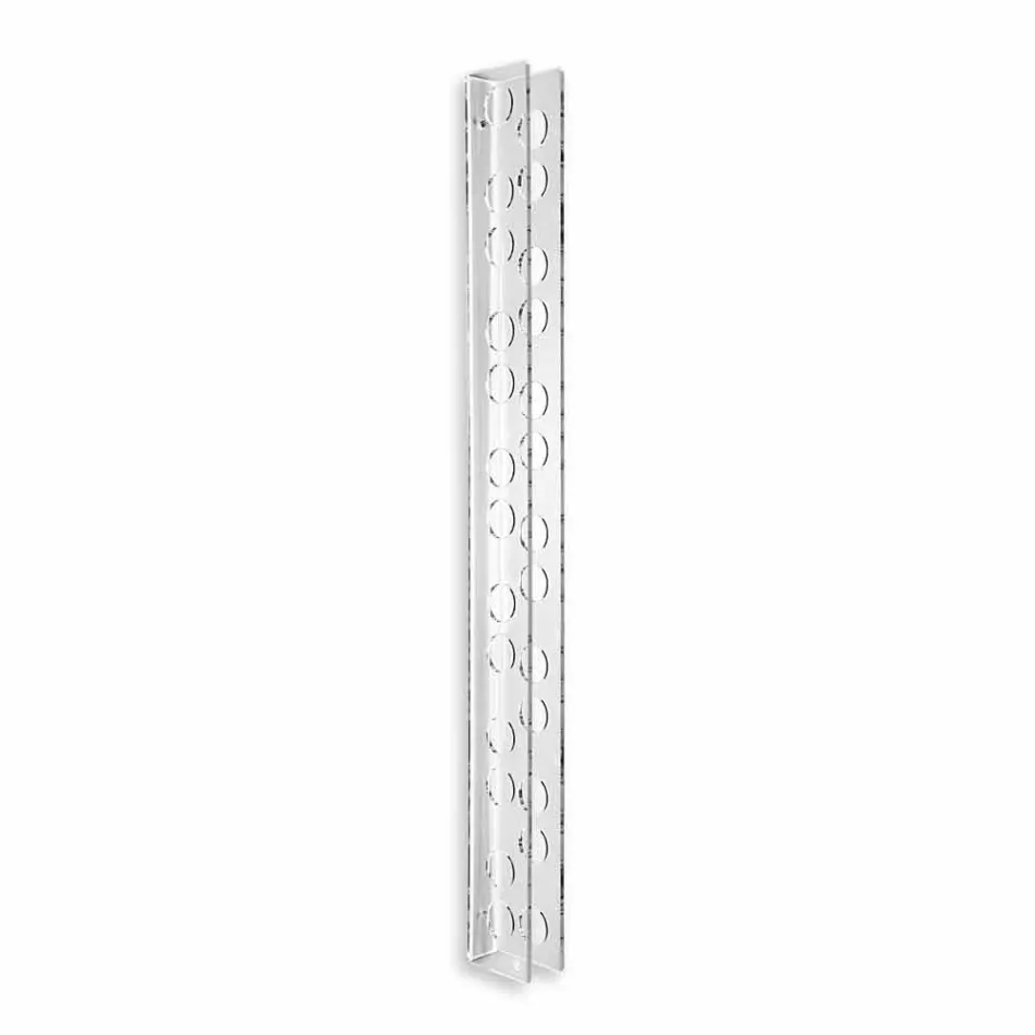 Porta bottiglie da parete trasparente Baby Big L6xH100xP11cm Viadurini