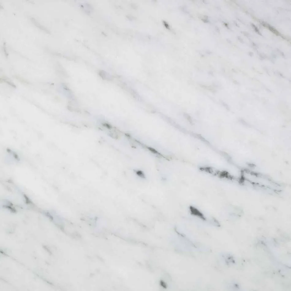 Porta Fazzoletti Moderno in Marmo Bianco di Carrara Made in Italy - Rafa Viadurini