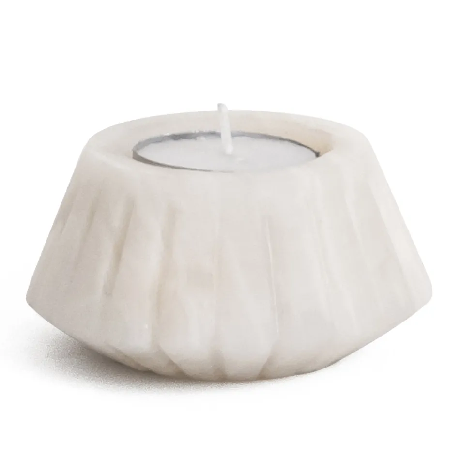 Porta Lumino in Marmo Satinato Varie Finiture Design 2 Pezzi - Cirotto Viadurini
