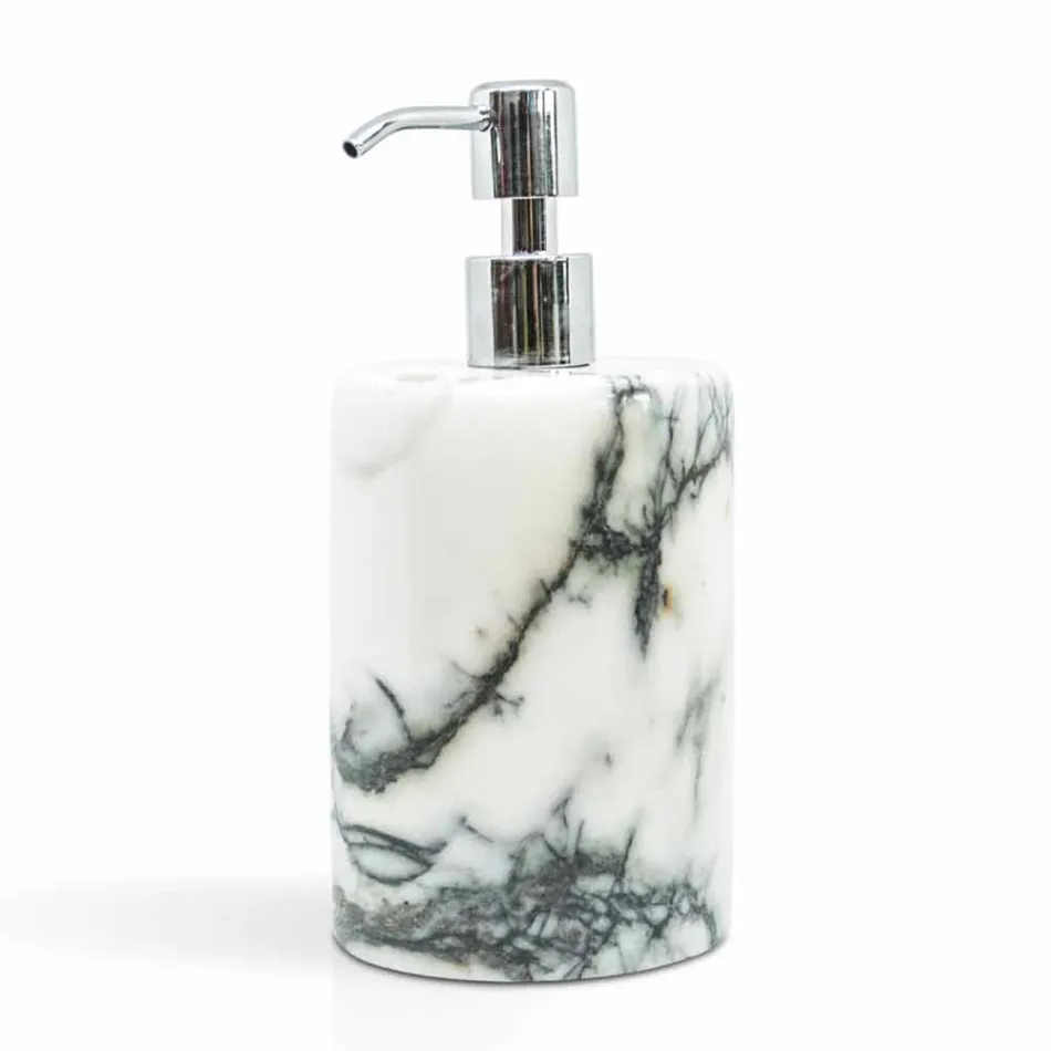 Porta Sapone Bagno in Marmo Paonazzo di Design Made in Italy - Curt  Viadurini