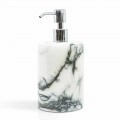 Porta Sapone Bagno in Marmo Paonazzo di Design Made in Italy - Curt 