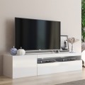 Porta Tv in Legno da Soggiorno Design Italiano con Vano a Giorno - Suzana