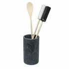 Porta Utensili da Cucina in Marmo Bianco Grigio o Nero Made in Italy - Tulvio Viadurini