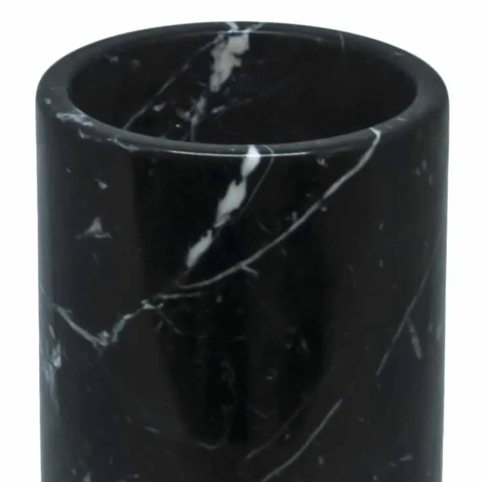 Porta Utensili da Cucina in Marmo Bianco Grigio o Nero Made in Italy - Tulvio Viadurini