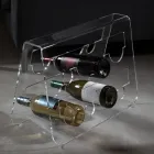 Portabottiglie Vino da Terra in Cristallo Acrilico Trasparente - Dappino Viadurini