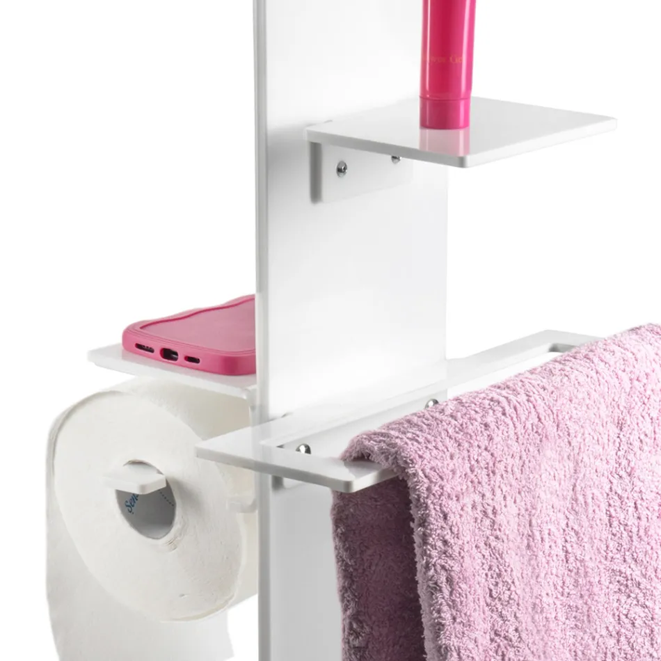 Portacarta, Porta Asciugamano e Sapone da Bidet Made in Italy - Pluto Viadurini