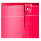Portalegna cilindrico in cuoio rigenerato con ruote Tonda Firestyle Viadurini