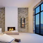 Portalegna da muro / da terra in acciaio, di design, PLDU Caf Design Viadurini