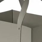 Portalegna di design in cuoio e multistrato Maneghe Viadurini