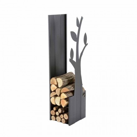 Portalegna per Camino Caf Design Made in Italy PLV A Viadurini