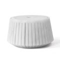 Portaoggetti a Righe Marmo Bianco Carrara o Nero Portoro Design - Cairo