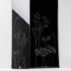 Portaombrelli Moderno in Plexiglass Nero o Trasparente con Incisione - Florinto Viadurini