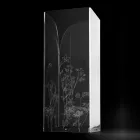 Portaombrelli Moderno in Plexiglass Nero o Trasparente con Incisione - Florinto Viadurini