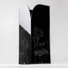 Portaombrelli Moderno in Plexiglass Nero o Trasparente con Incisione - Florinto Viadurini