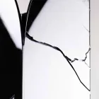 Portaombrelli Plexiglass Nero con Incisioni e Decori 3D, Design Moderno - Farfo Viadurini