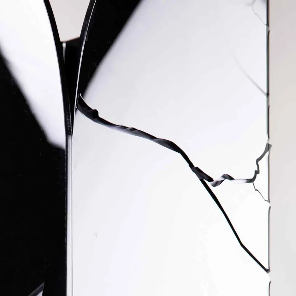 Portaombrelli Plexiglass Nero con Incisioni e Decori 3D, Design Moderno - Farfo Viadurini