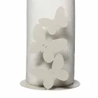 Portarotolo Cucina Moderno in Ferro Bianco, Beige o Avorio Made in Italy – Leida Viadurini