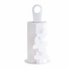 Portarotolo Cucina Moderno in Ferro Bianco, Beige o Avorio Made in Italy – Leida Viadurini