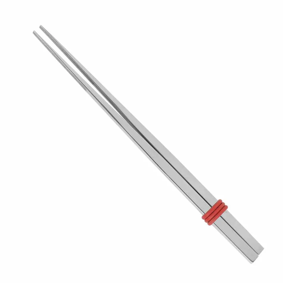 Posate in Acciaio Inox con Bacchette Design di Lusso Italiano - Carronde Viadurini