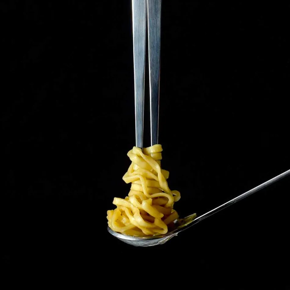 Posate in Acciaio Inox con Bacchette Design di Lusso Italiano - Carronde Viadurini