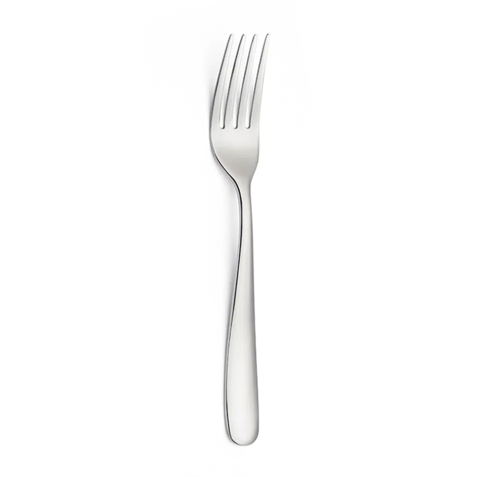 Posate in Acciaio Inox Lucido Design Moderno Essenziale 24 Pezzi - Mekano Viadurini
