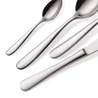 Posate in Acciaio Inox Lucido Design Moderno Essenziale 24 Pezzi - Mekano Viadurini