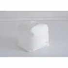 Pouf Cloud Trona di design in ecopelle nautica bianca made in Italy Viadurini
