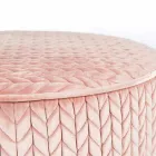 Pouf di design in tessuto Belle 1 Viadurini