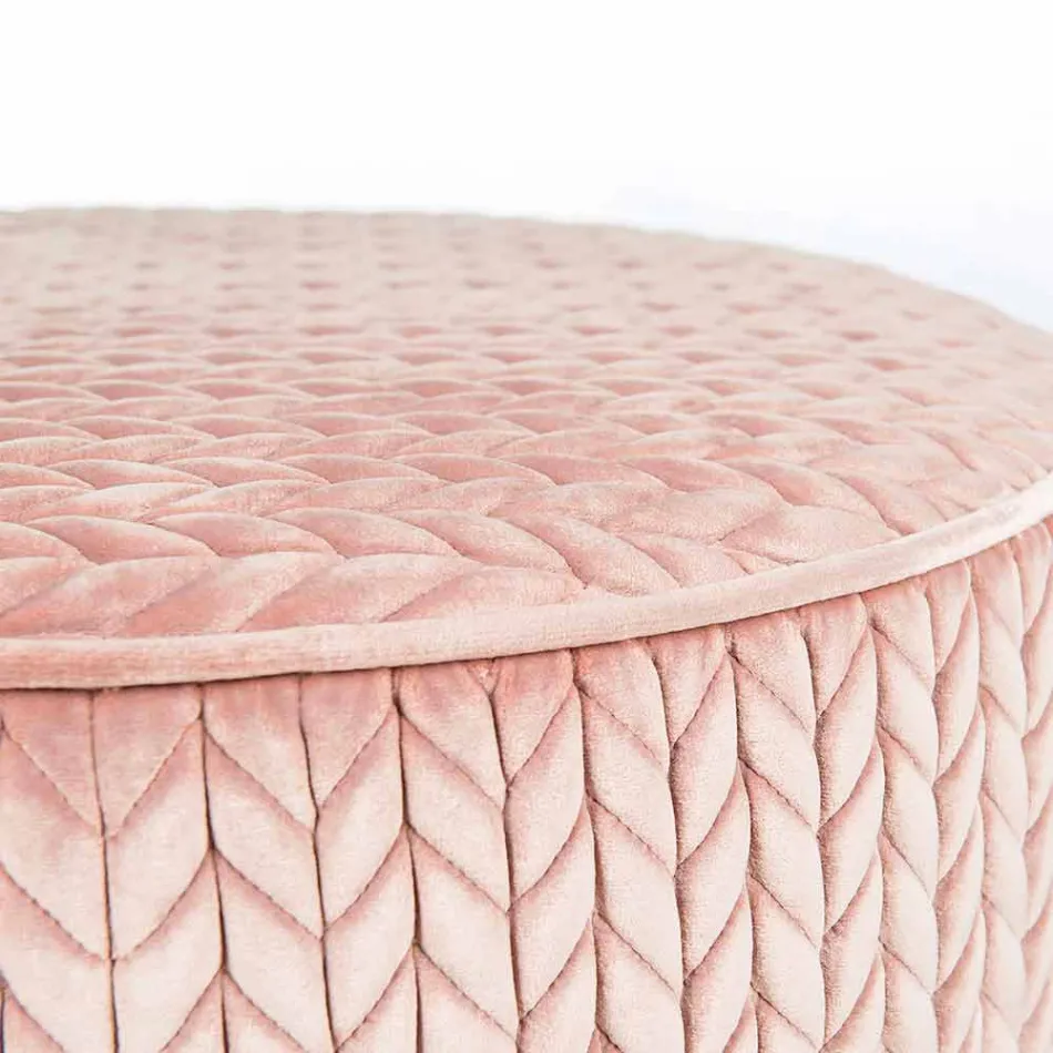 Pouf di design in tessuto Belle 1 Viadurini