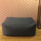 Pouf Morbido Ottomano Rettangolare da Interno ed Esterno in Tessuto - Naemi Viadurini