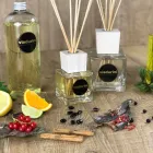 Profumatore Ambiente Fragranza Ambrata 500 ml con Bastoncini - Sassidimatera Viadurini