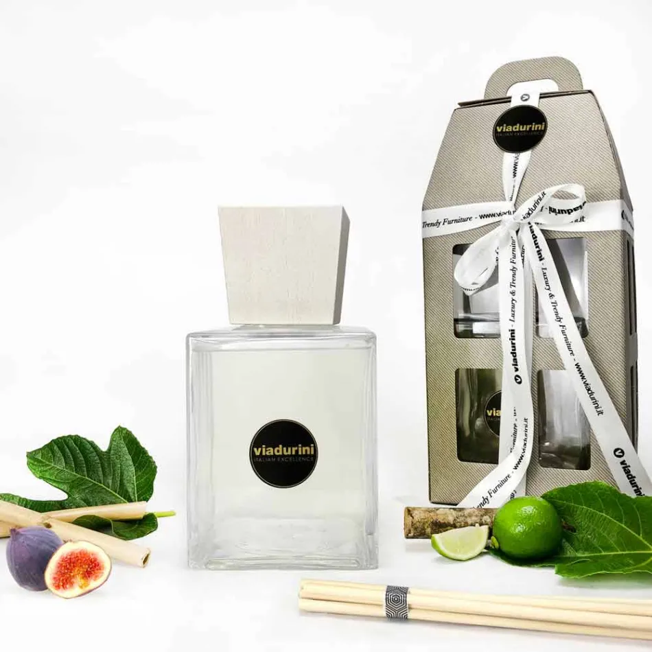 Profumatore Ambiente Fragranza Bamboo Lime 2,5 Lt con Bastoncini - Ariadicapri Viadurini