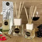 Profumatore Ambiente Fragranza Bamboo Lime 200 ml con Bastoncini - Ariadicapri Viadurini