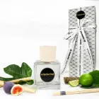 Profumatore Ambiente Fragranza Bamboo Lime 500 ml con Bastoncini - Ariadicapri Viadurini