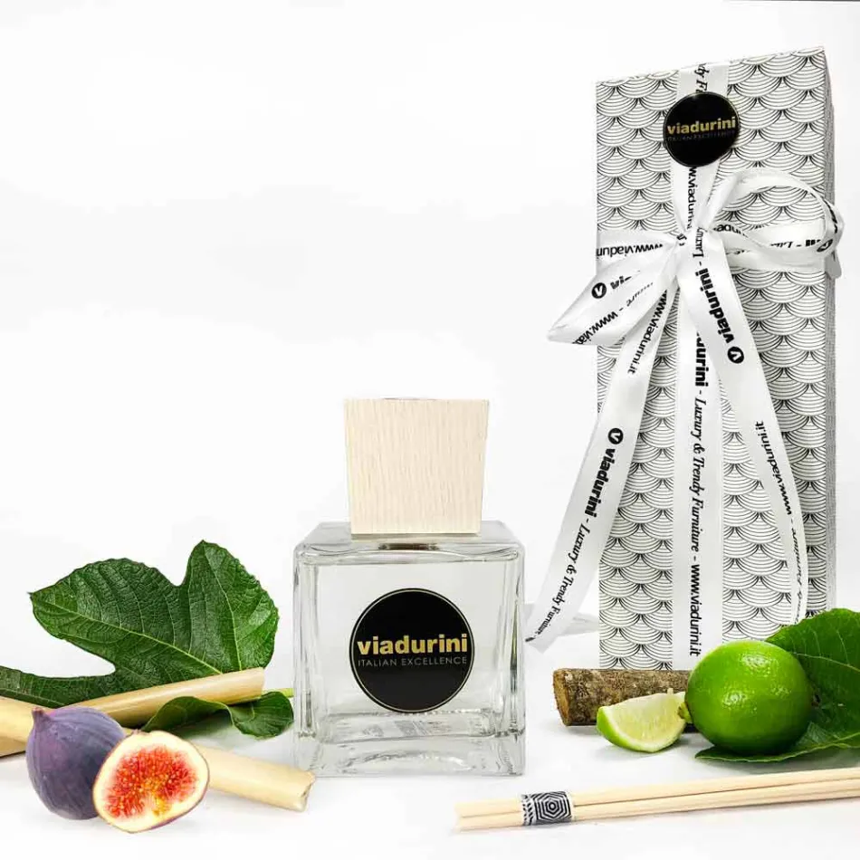 Profumatore Ambiente Fragranza Bamboo Lime 500 ml con Bastoncini - Ariadicapri Viadurini