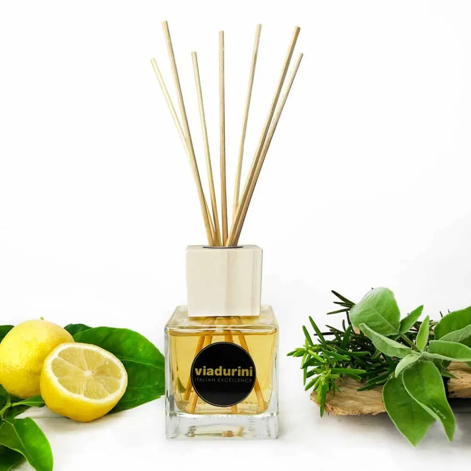 Profumatore Ambiente Fragranza Bergamotto 200 ml con Bastoncini - Ladolcesicilia Viadurini
