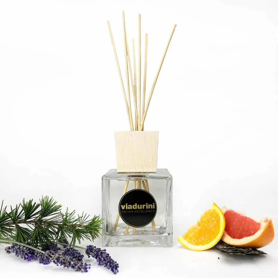 Profumatore Ambiente Lino Bianco 500 ml con Bastoncini - Cuoredifirenze Viadurini