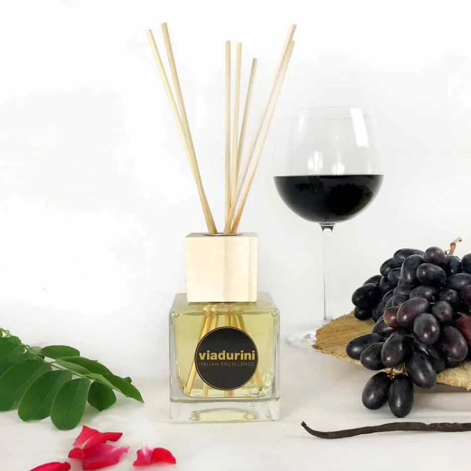 Profumatore Ambiente Mosto Selvatico 200 ml con Bastoncini - Terradimontalcino Viadurini