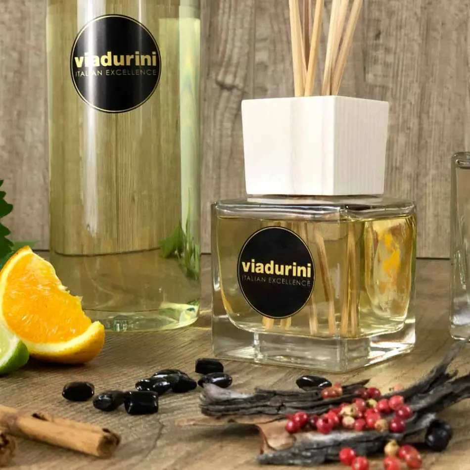 Profumatore Ambiente Mosto Selvatico 500 ml con Bastoncini - Terradimontalcino Viadurini