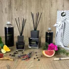 Profumatore Ambiente Zenzero Pepe Nero 500 ml con Bastoncini - Viaduriniinblack Viadurini