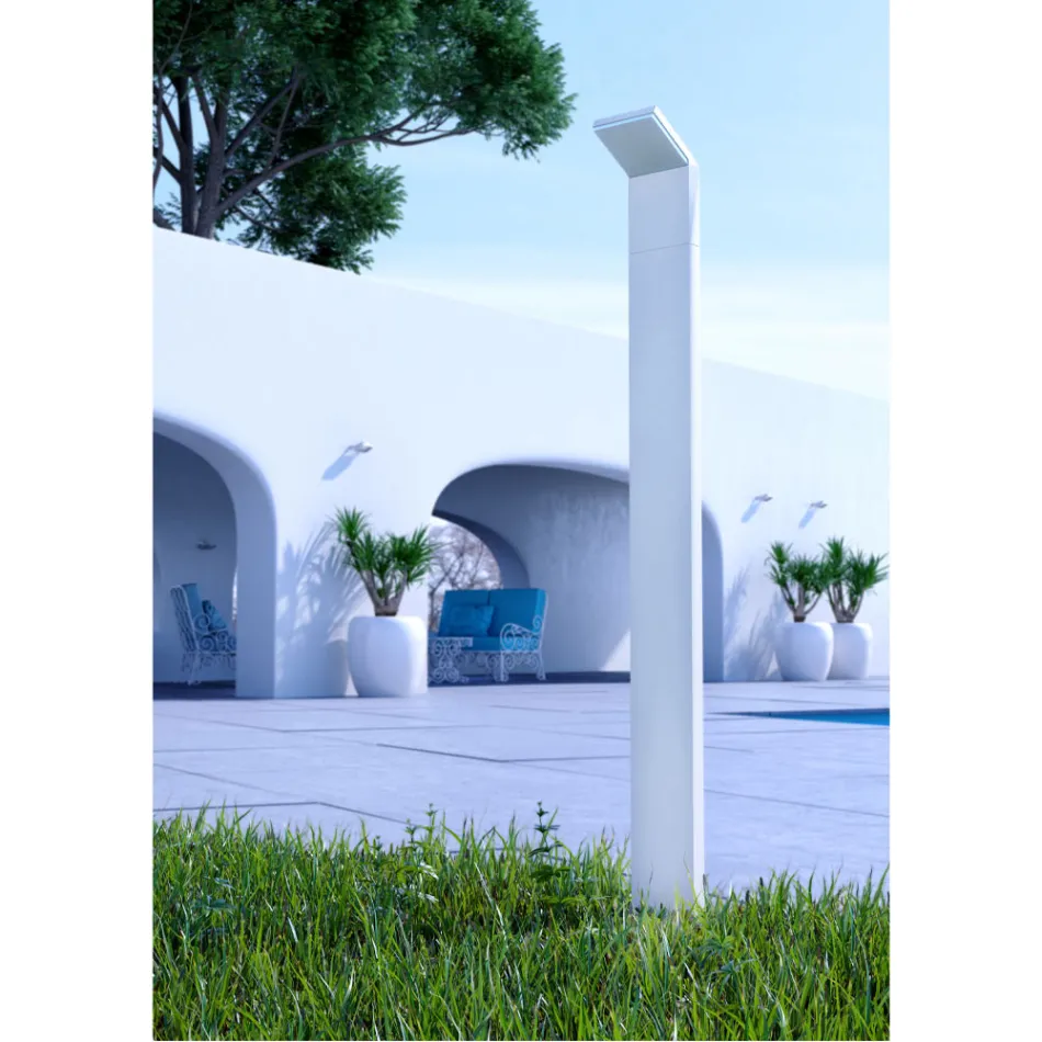 Proiettore Faretto Led da Esterno in Alluminio Bianco o Nero - Giardino Viadurini