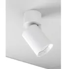 Proiettore Plafoniera Led Orientabile in Alluminio Bianco o Nero - Point Viadurini
