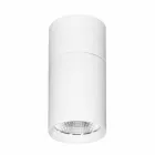 Proiettore Plafoniera Led Orientabile in Alluminio Bianco o Nero - Point Viadurini