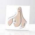 Quadretto con Scena Sacra Apparizione dell'Angelo alla Madonna Made in Italy - Babuska