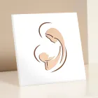 Quadretto Inciso a Laser di Maria e Gesù Bambino Made in Italy - Nigella Viadurini