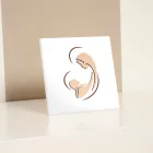 Quadretto Inciso a Laser di Maria e Gesù Bambino Made in Italy - Nigella Viadurini