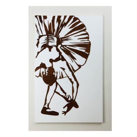 Quadro con Inchino di Ballerina  Made in Italy - Maisie Viadurini