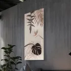 Quadro con Motivo Tropicale Realizzato con il Laser Made in Italy - Saeko Viadurini